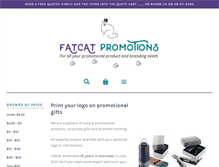 Tablet Screenshot of fatcatpromotions.co.nz